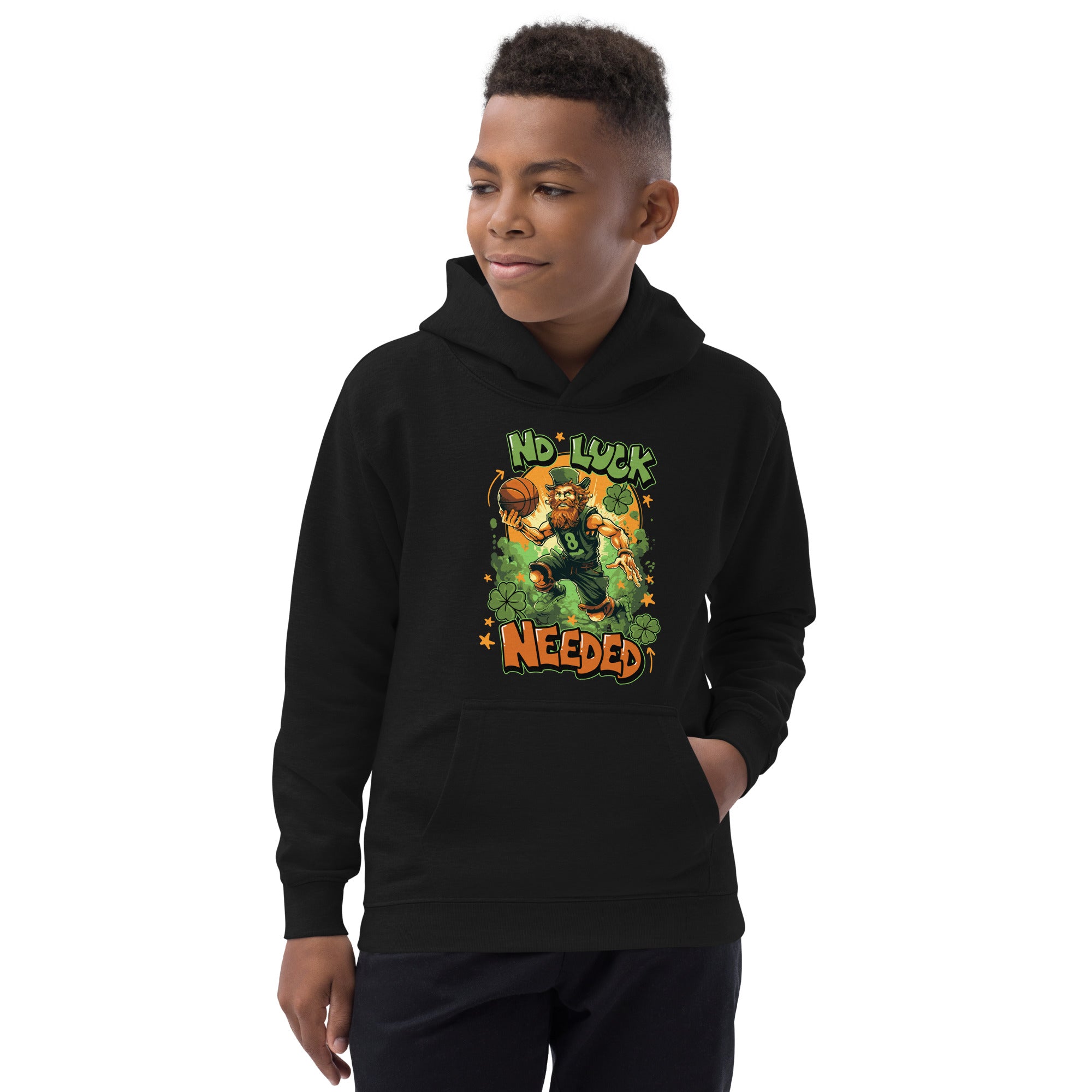 St Patrick's Day Baller Youth Hoodie - Unisex