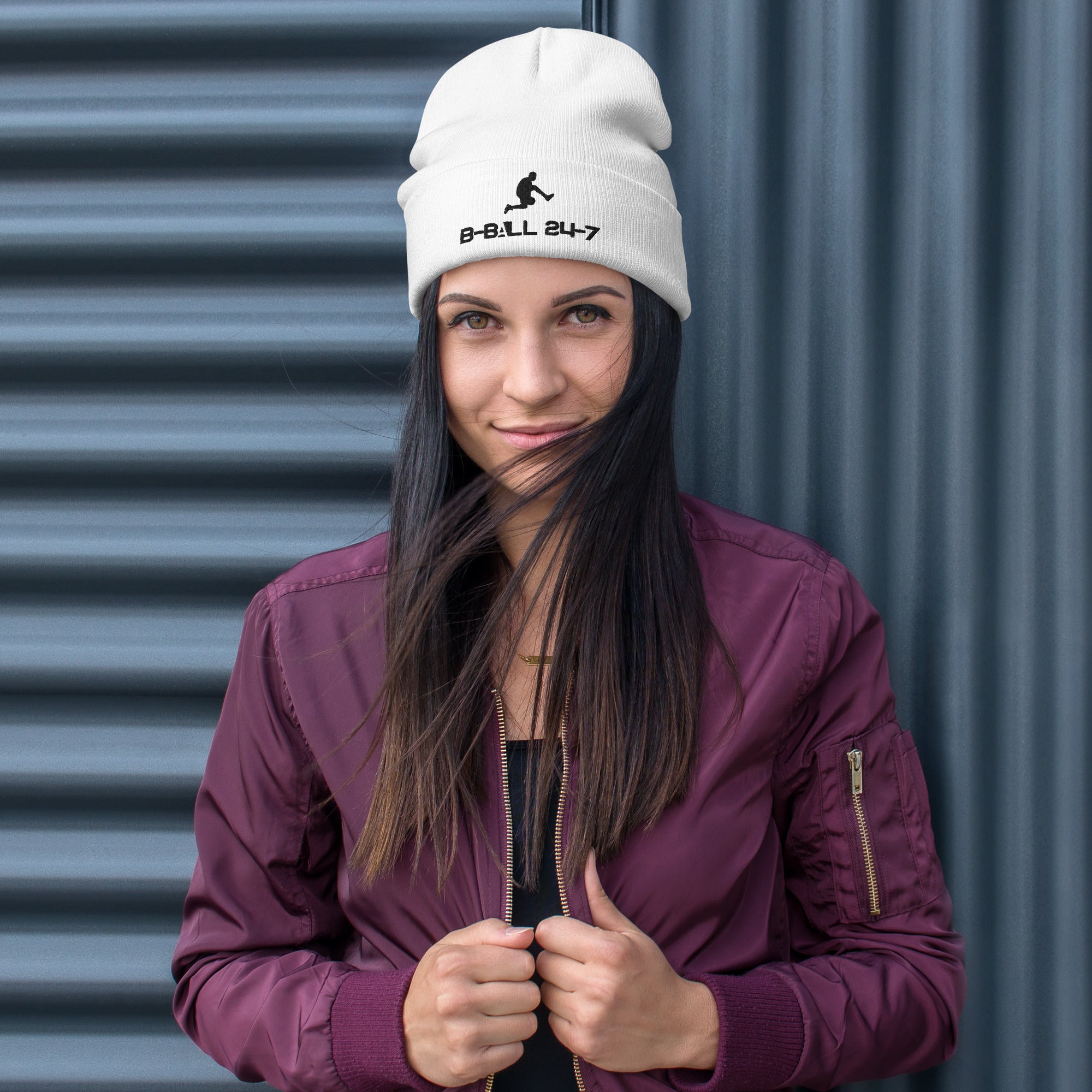 Monochromatic Unisex Embroidered Beanie