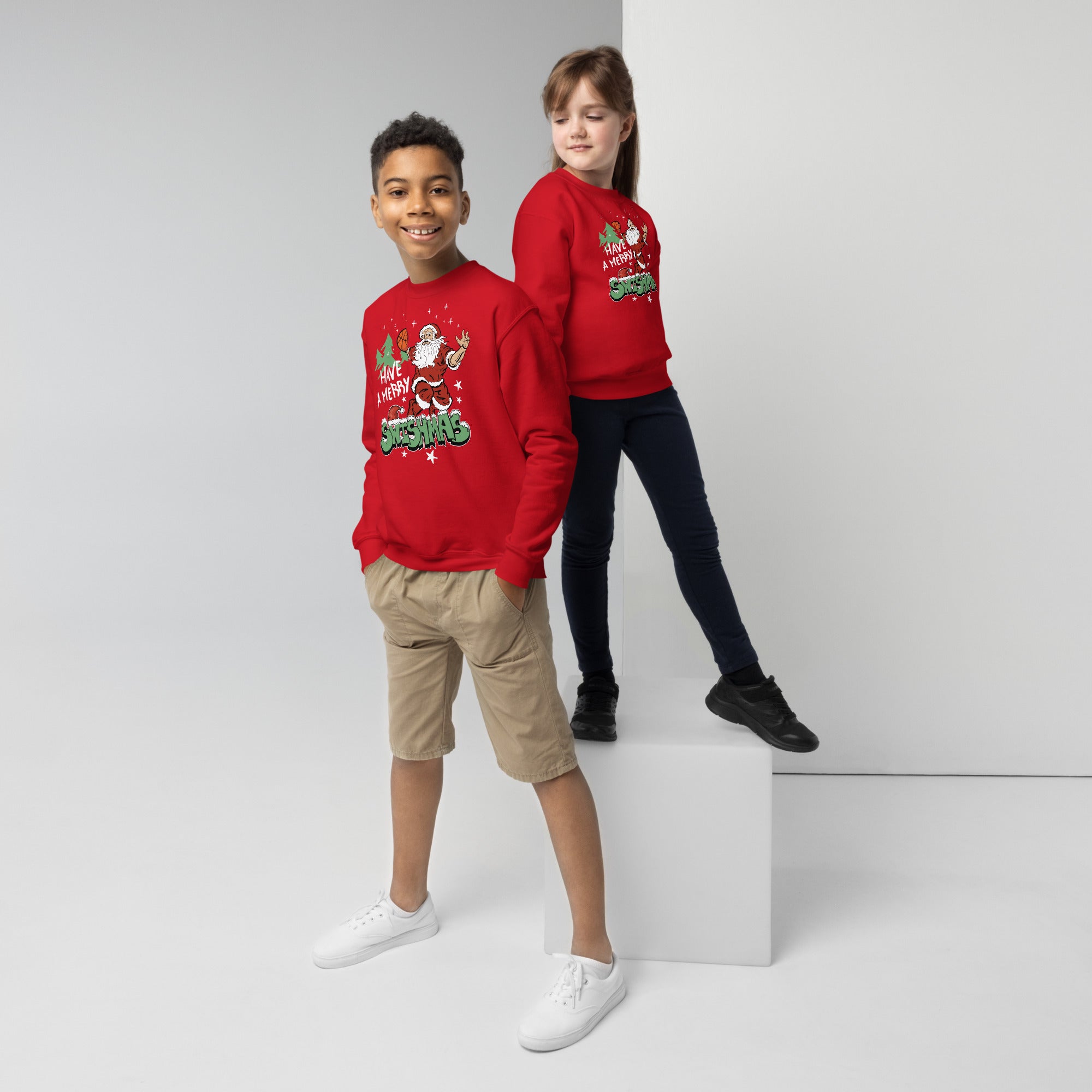 Youth Christmas Crewneck Sweatshirt