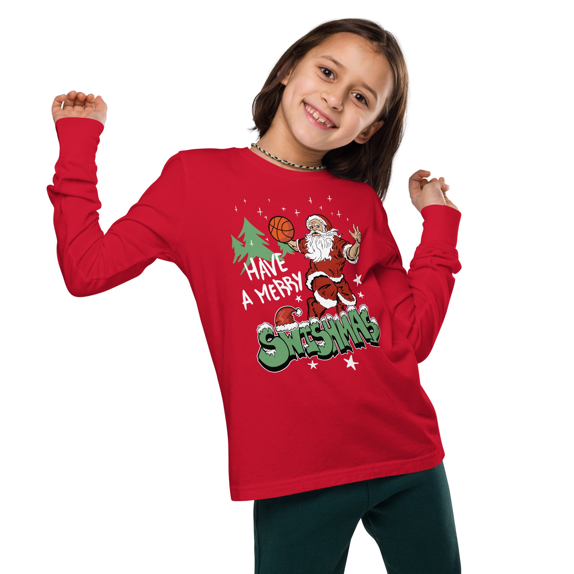 Youth Christmas Long Sleeve Unisex Tee